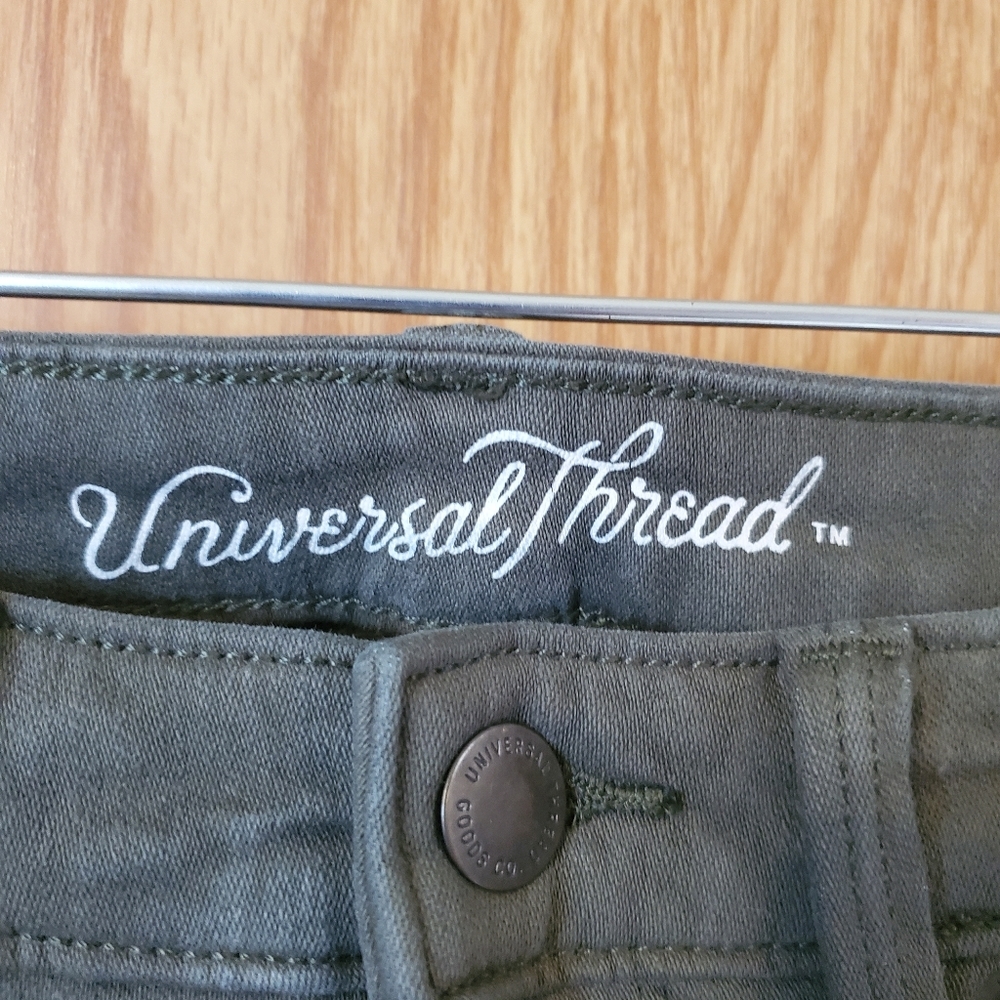 Universal Thread olive green mid rise jegging - Picture 5 of 15